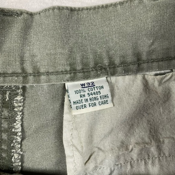 Vintage American Eagle Outfitters Shorts Size 32 Green High Rise Outdoors 90s - Picture 3 of 10